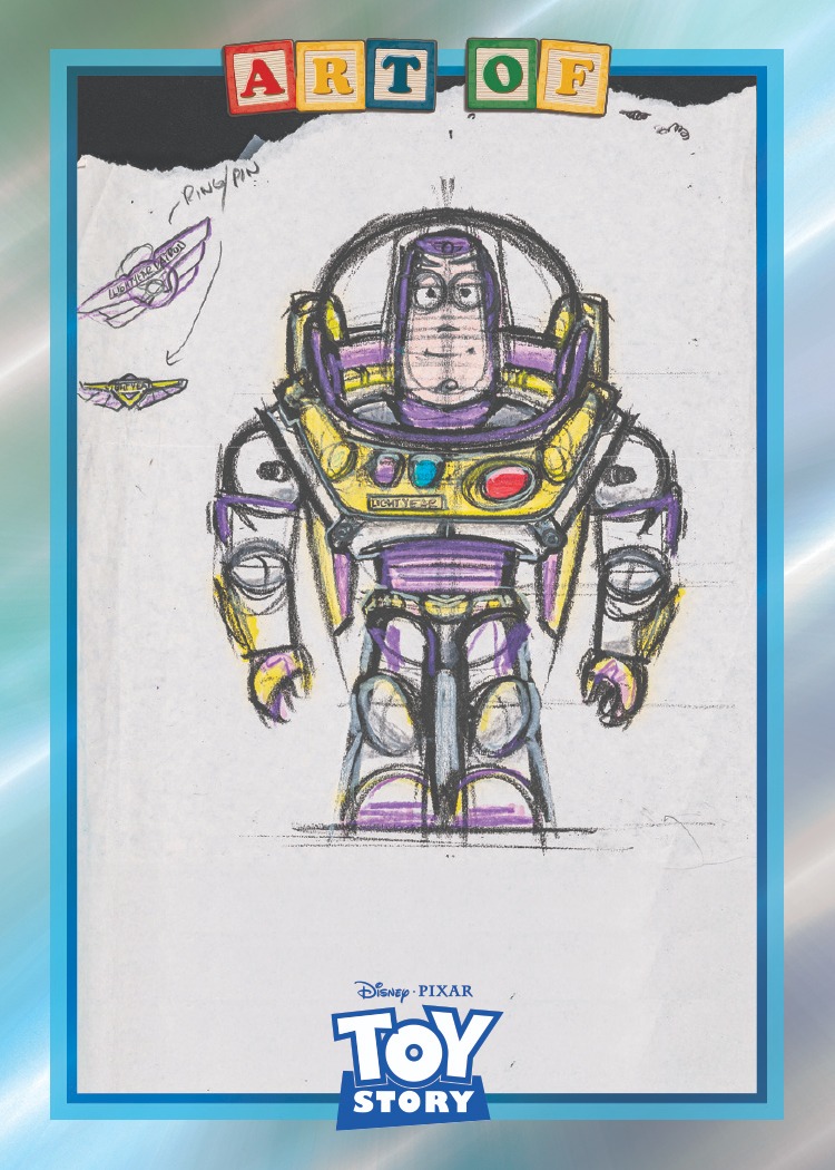 Example Topps 30 Years of Toy Story Card