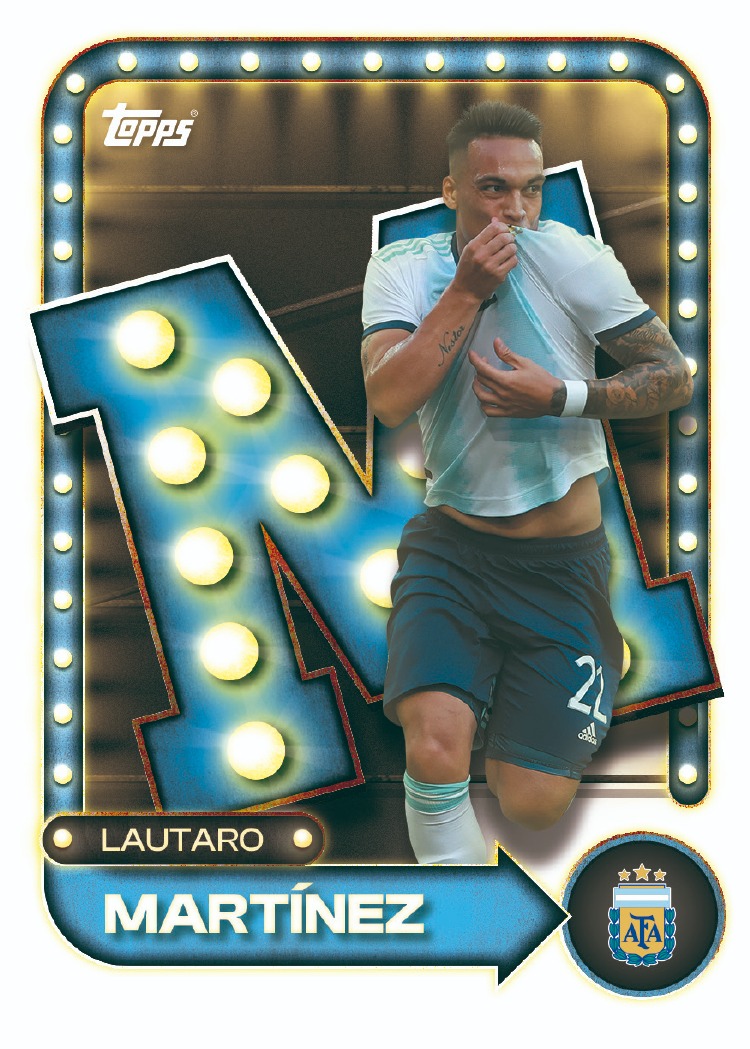Example Topps Argentina Collectors Tin Card