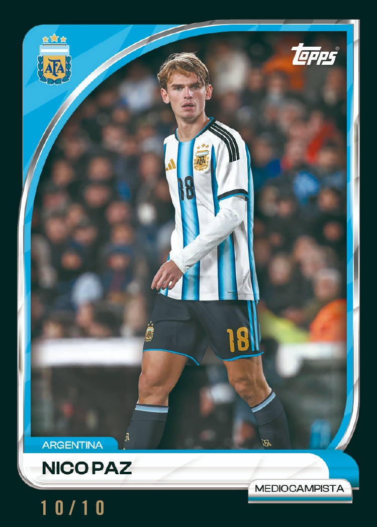 Example Topps Argentina Collectors Tin Card