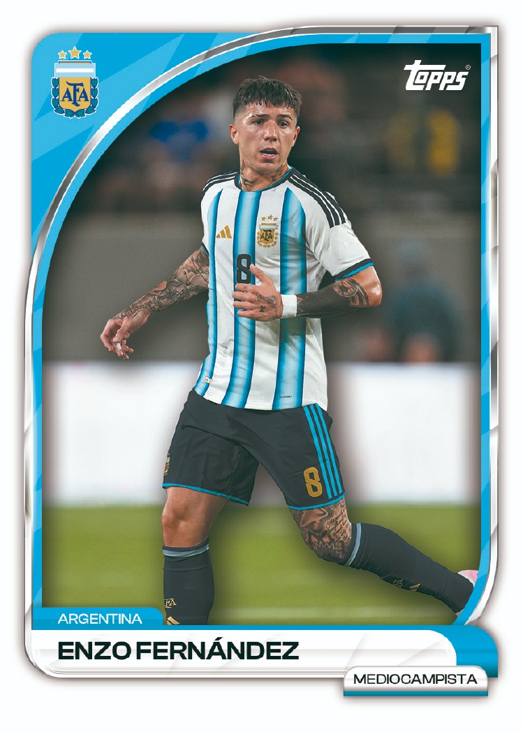 Example Topps Argentina Collectors Tin Card