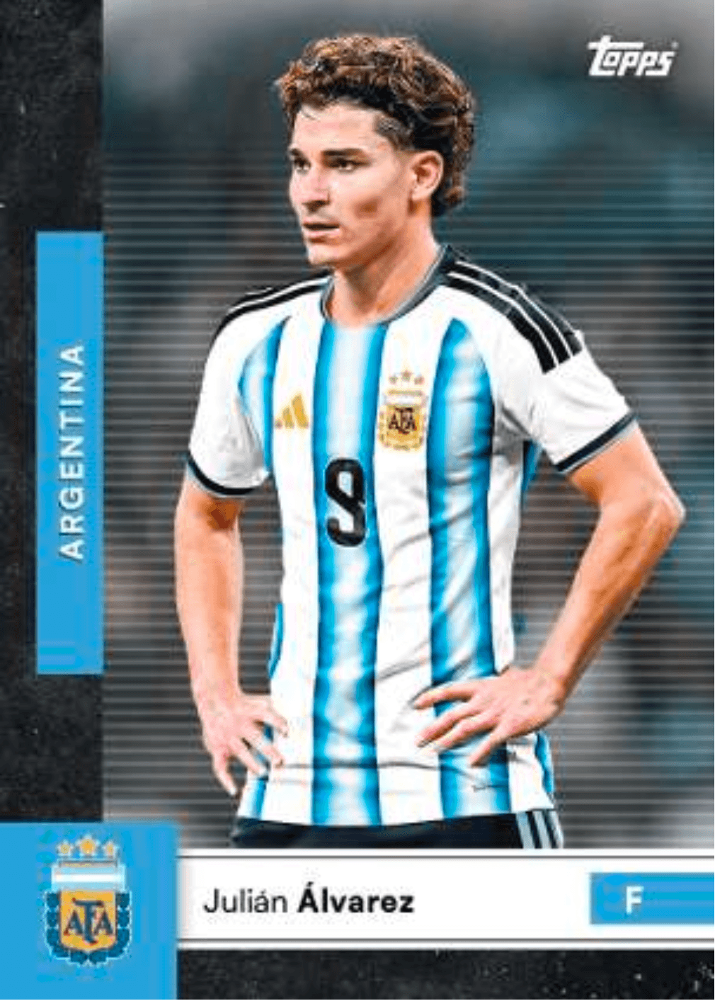 Example Topps Argentina Team Set Card