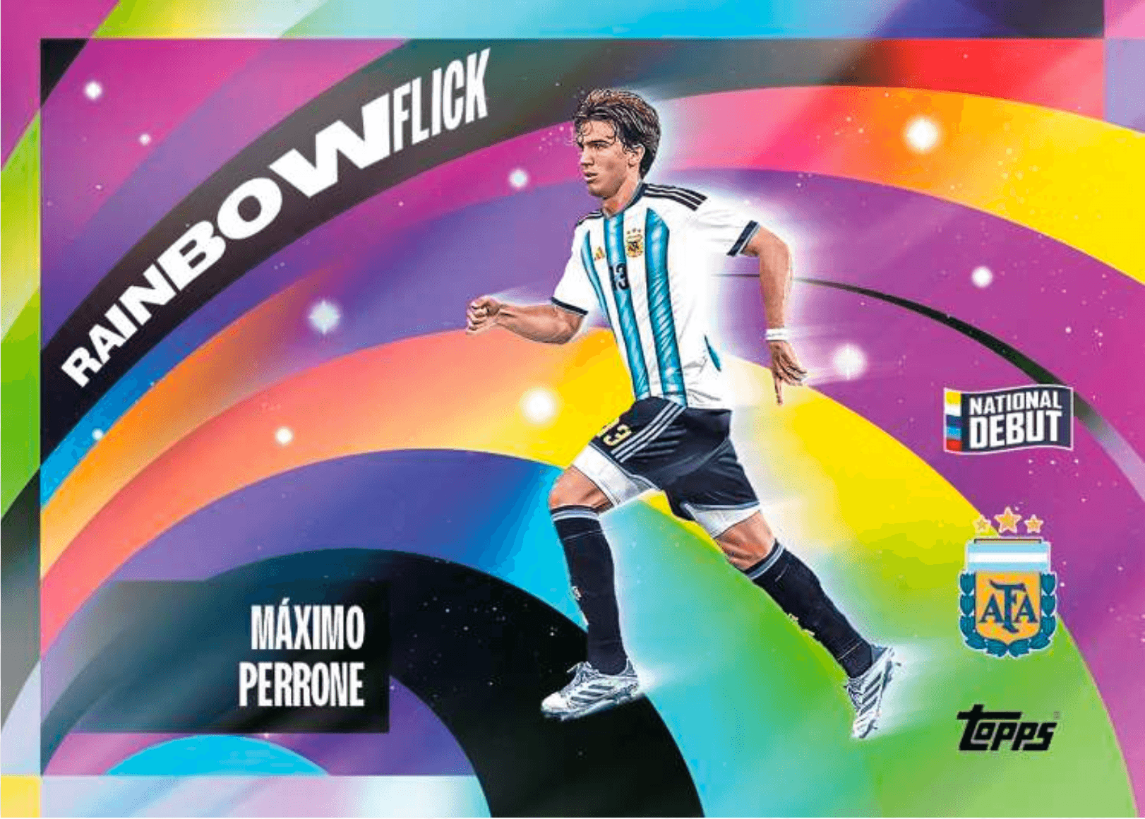 Example Topps Argentina Team Set Card
