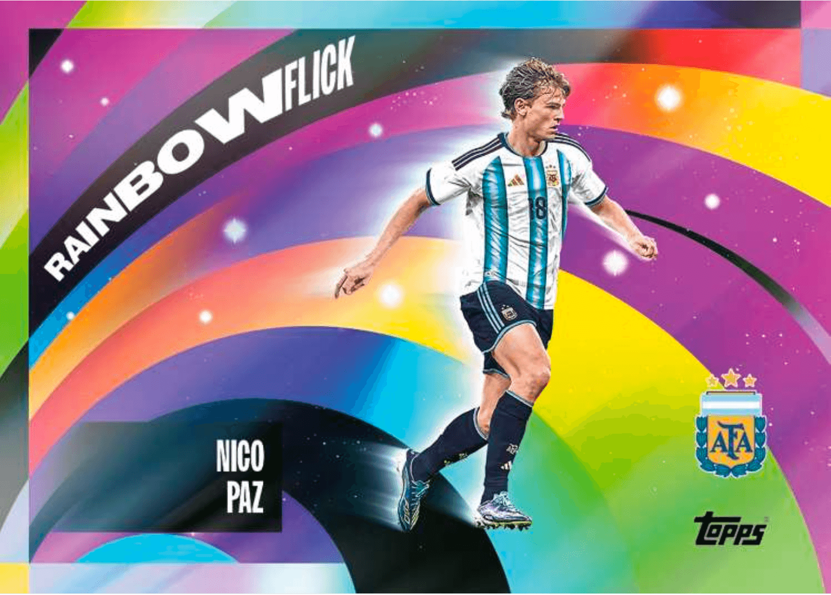 Example Topps Argentina Team Set Card