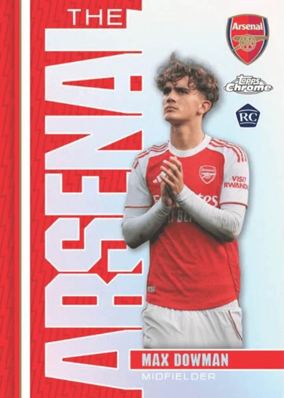 Example Topps Arsenal Chrome Card
