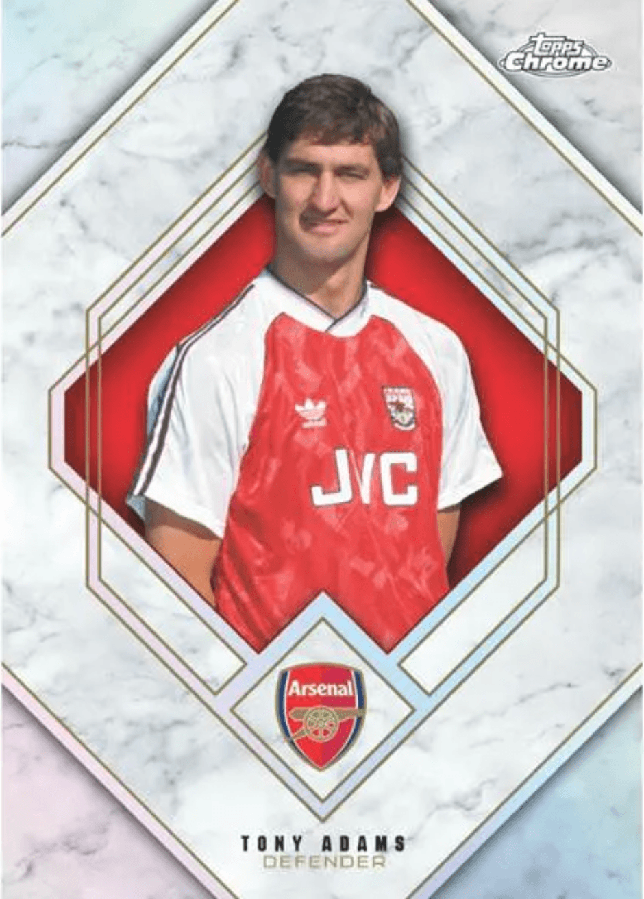 Example Topps Arsenal Chrome Card