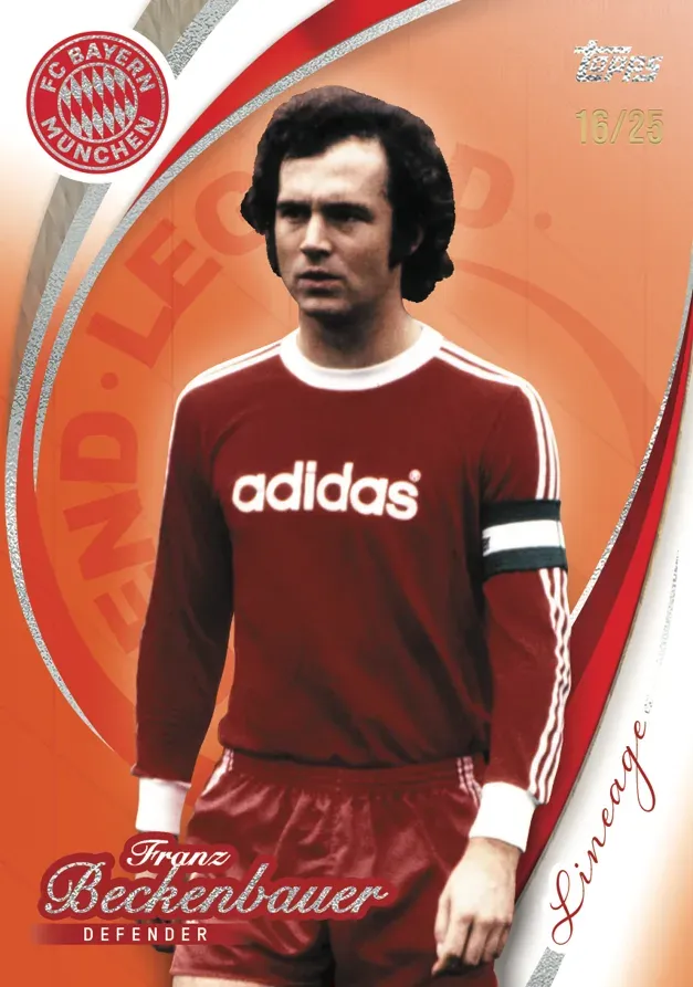 Example Topps Bayern Munich Lineage Card