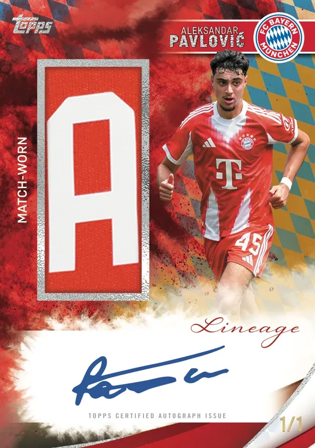Example Topps Bayern Munich Lineage Card