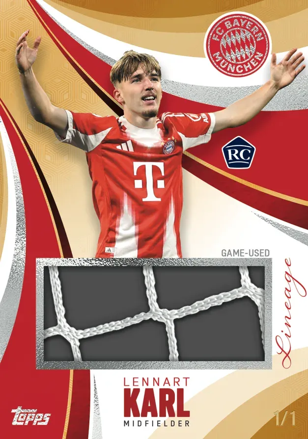 Example Topps Bayern Munich Lineage Card