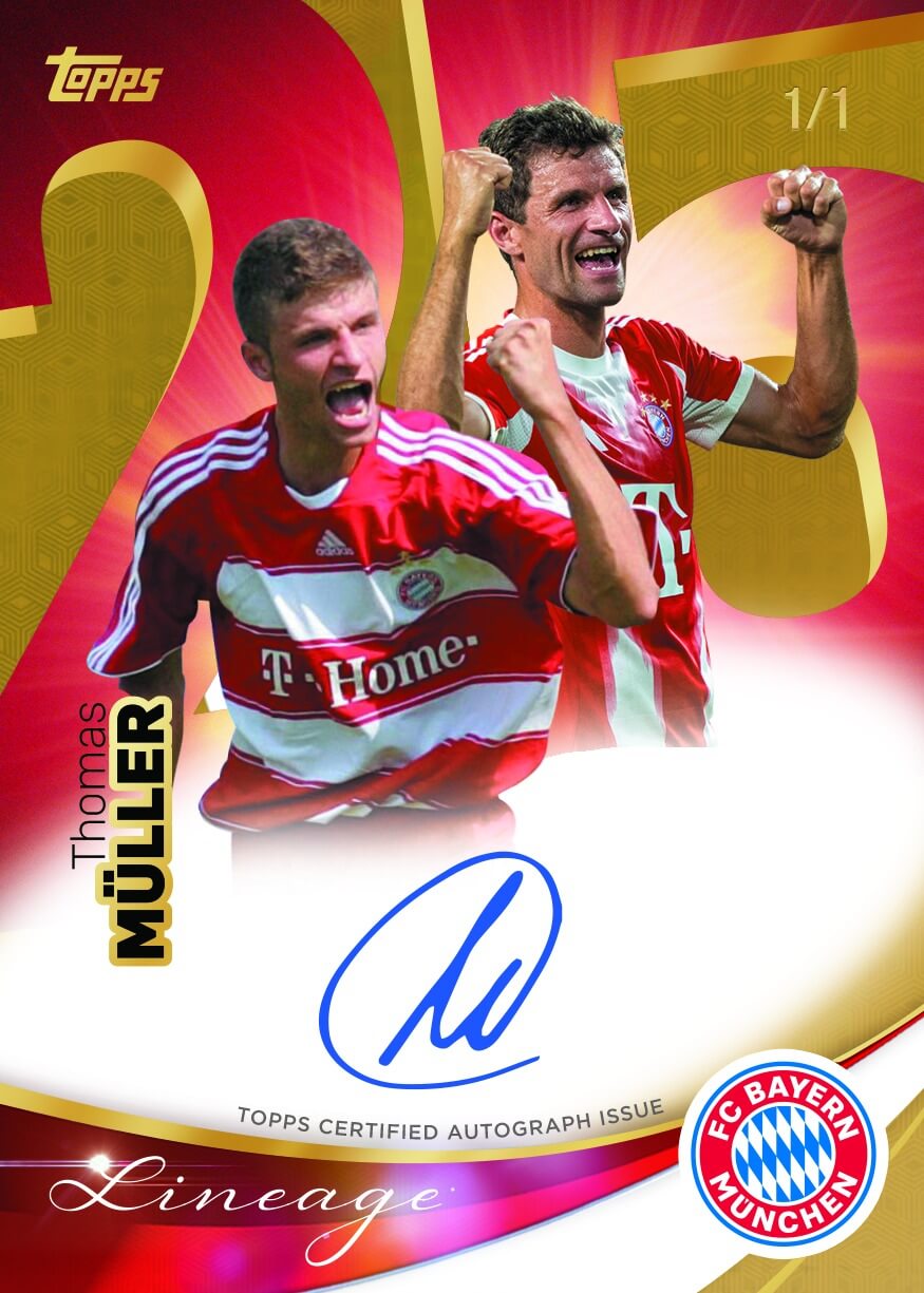 Example Topps Bayern Munich Lineage Card