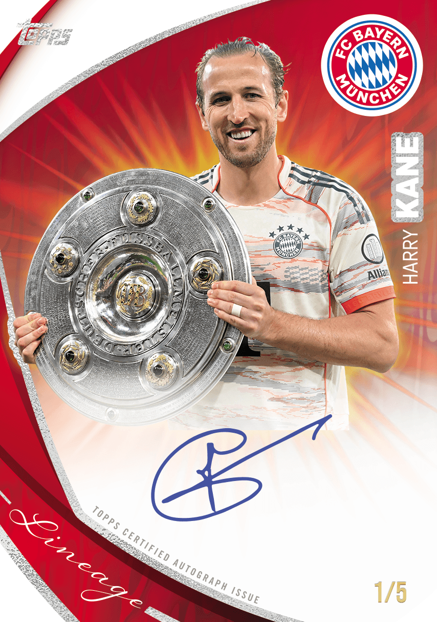 Example Topps Bayern Munich Lineage Card