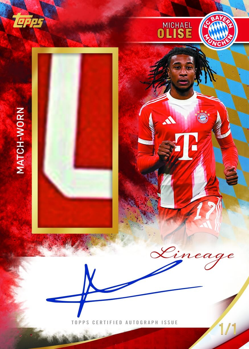 Example Topps Bayern Munich Lineage Card