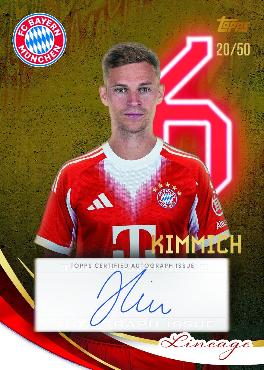 Example Topps Bayern Munich Lineage Card