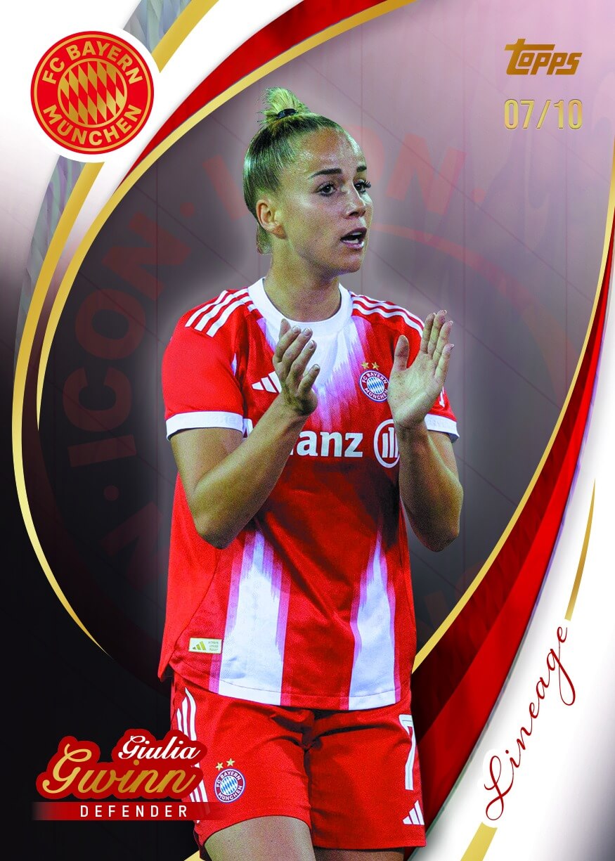 Example Topps Bayern Munich Lineage Card