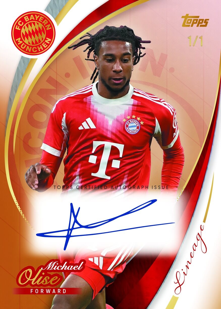 Example Topps Bayern Munich Lineage Card
