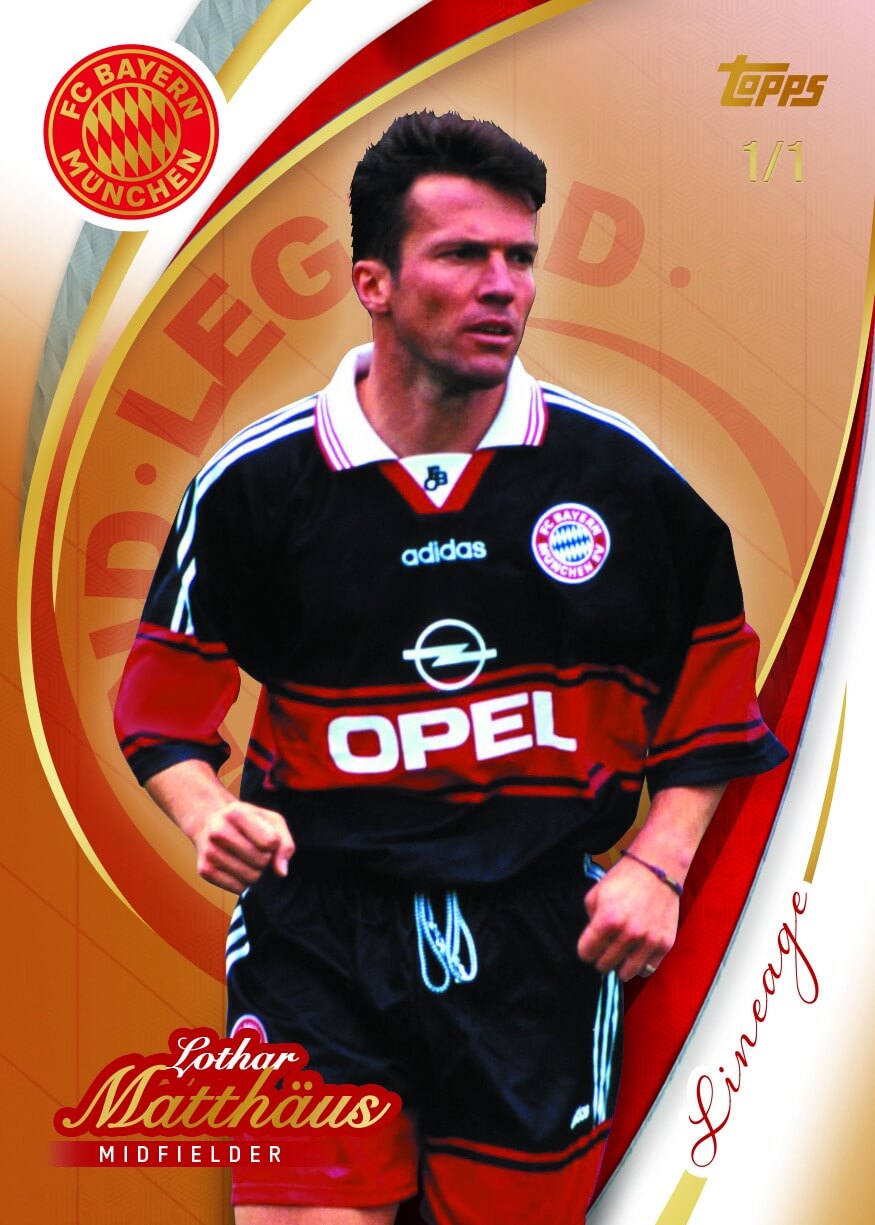Example Topps Bayern Munich Lineage Card