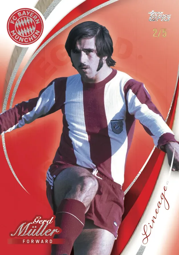 Example Topps Bayern Munich Lineage Card