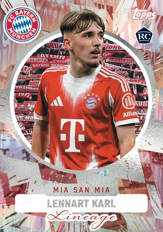Example Topps Bayern Munich Lineage Card
