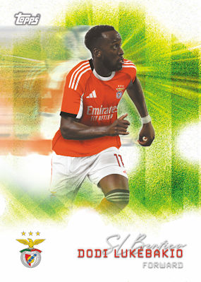 Example Topps Benfica Team Set Card