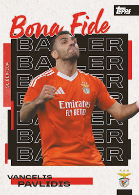 Example Topps Benfica Team Set Card