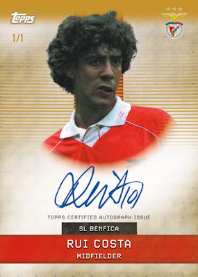 Example Topps Benfica Team Set Card
