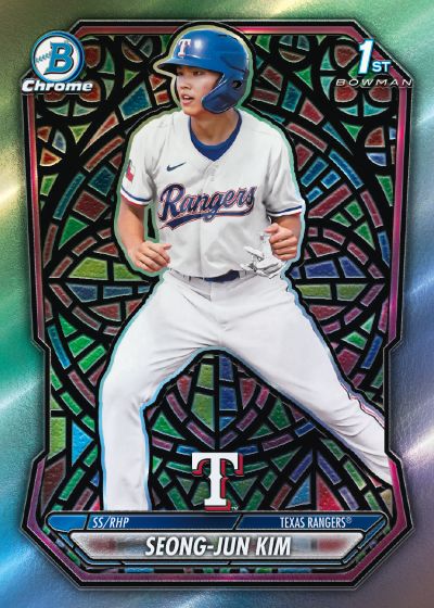 Example Topps Bowman Baseball Card