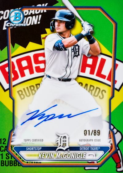 Example Topps Bowman Baseball Card