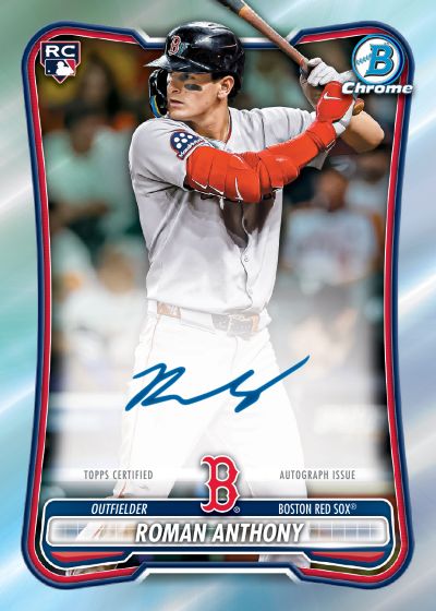 Example Topps Bowman Baseball Card