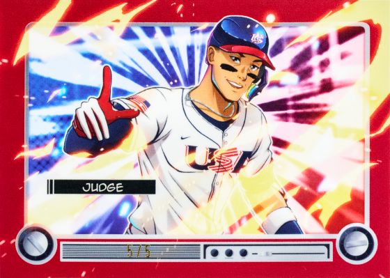 Example Topps Bowman Baseball Card