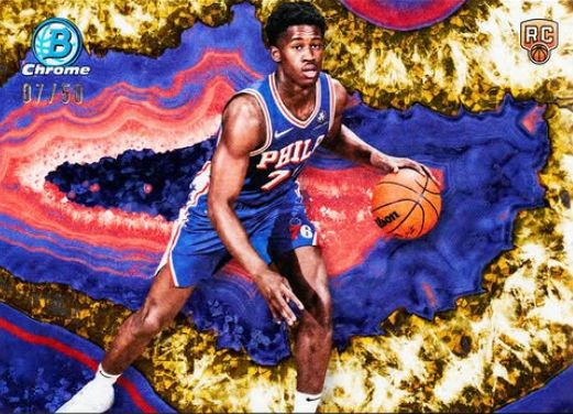 Example Topps Bowman Basketball Card