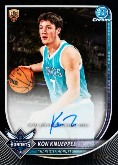 Example Topps Bowman Basketball Card