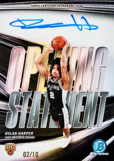 Example Topps Bowman Basketball Card