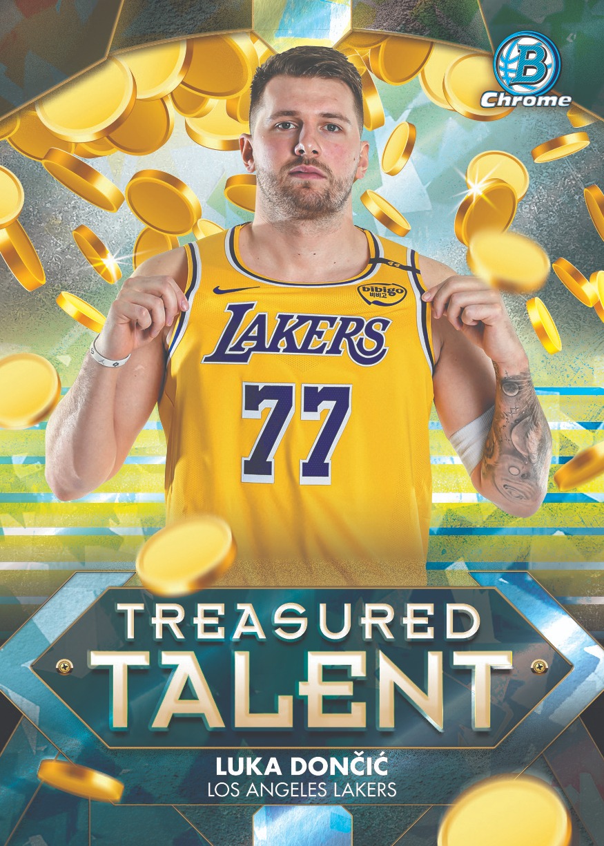 Example Topps Bowman Basketball Sapphire Card