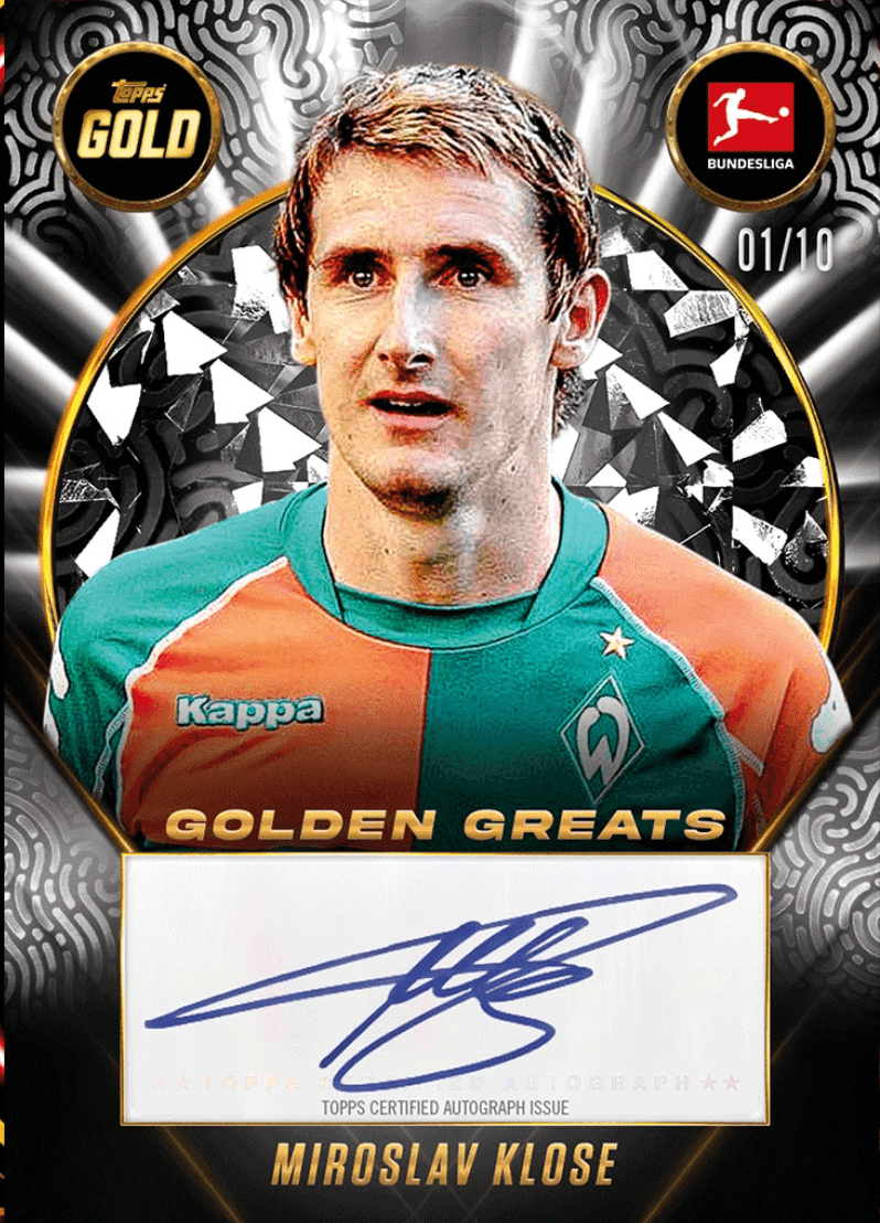 Example Topps Bundesliga Gold Card