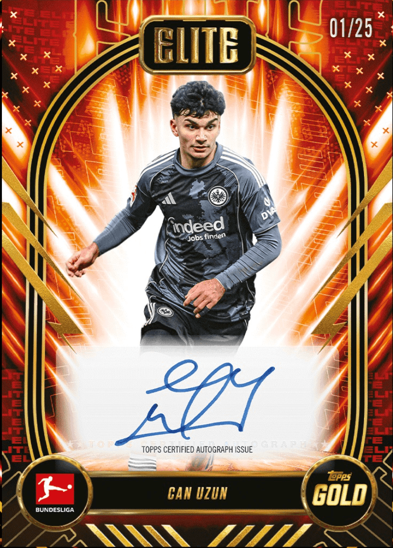 Example Topps Bundesliga Gold Card