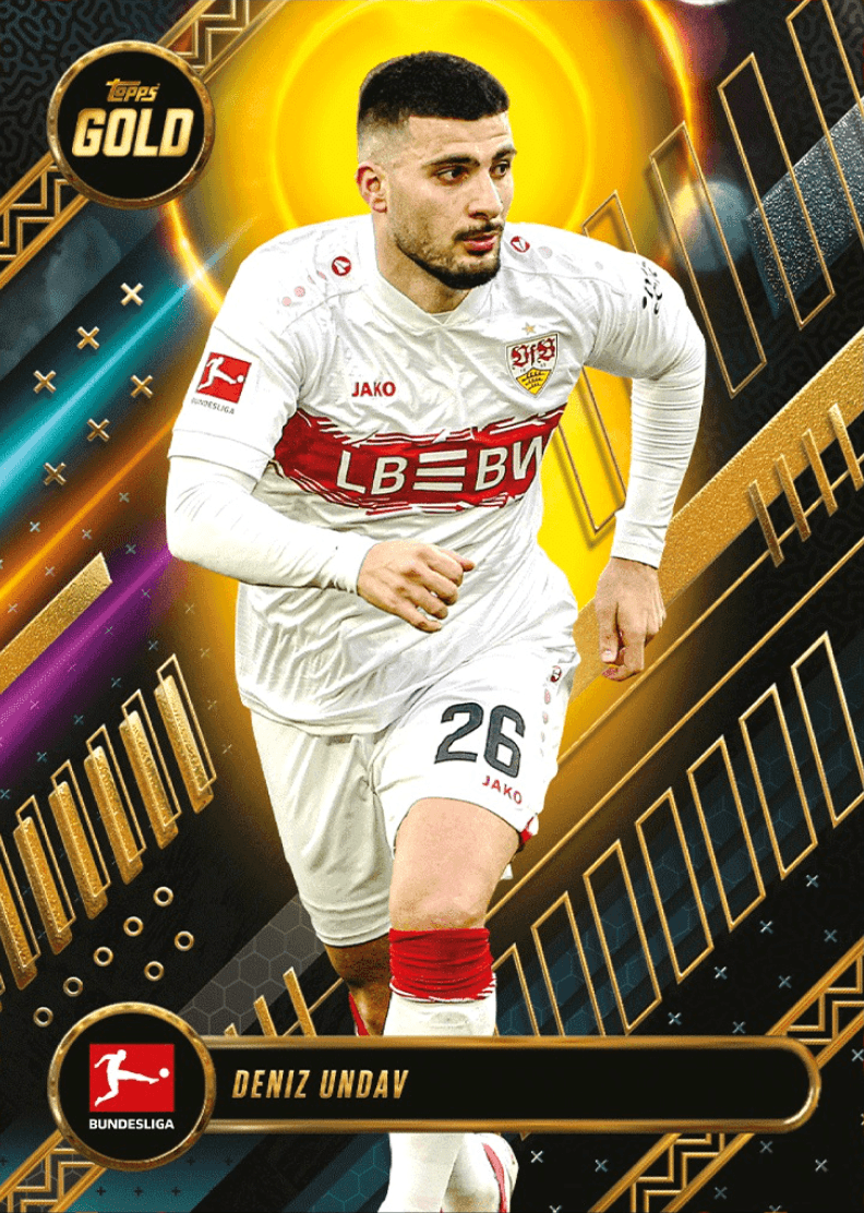 Example Topps Bundesliga Gold Card