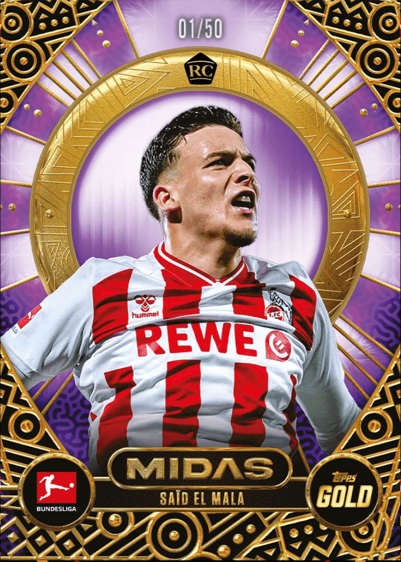 Example Topps Bundesliga Gold Card