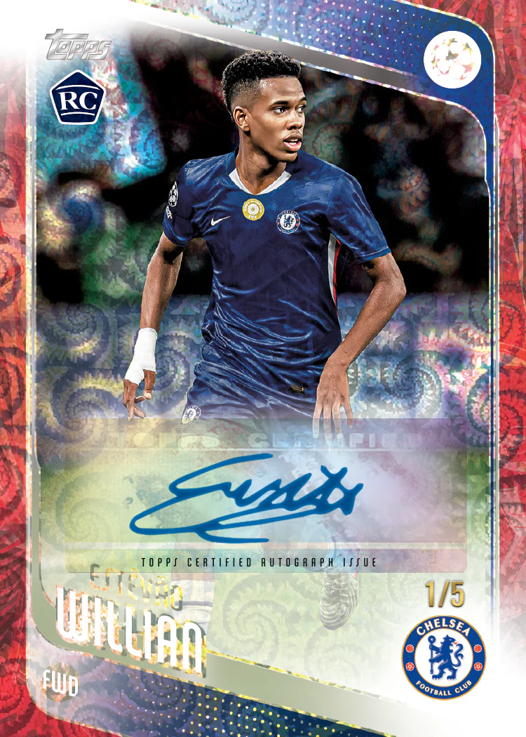 Example Topps Carnaval UEFA Club Competitions Soccer Card