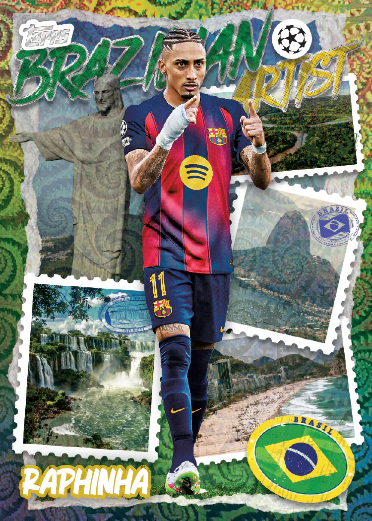 Example Topps Carnaval UEFA Club Competitions Soccer Card
