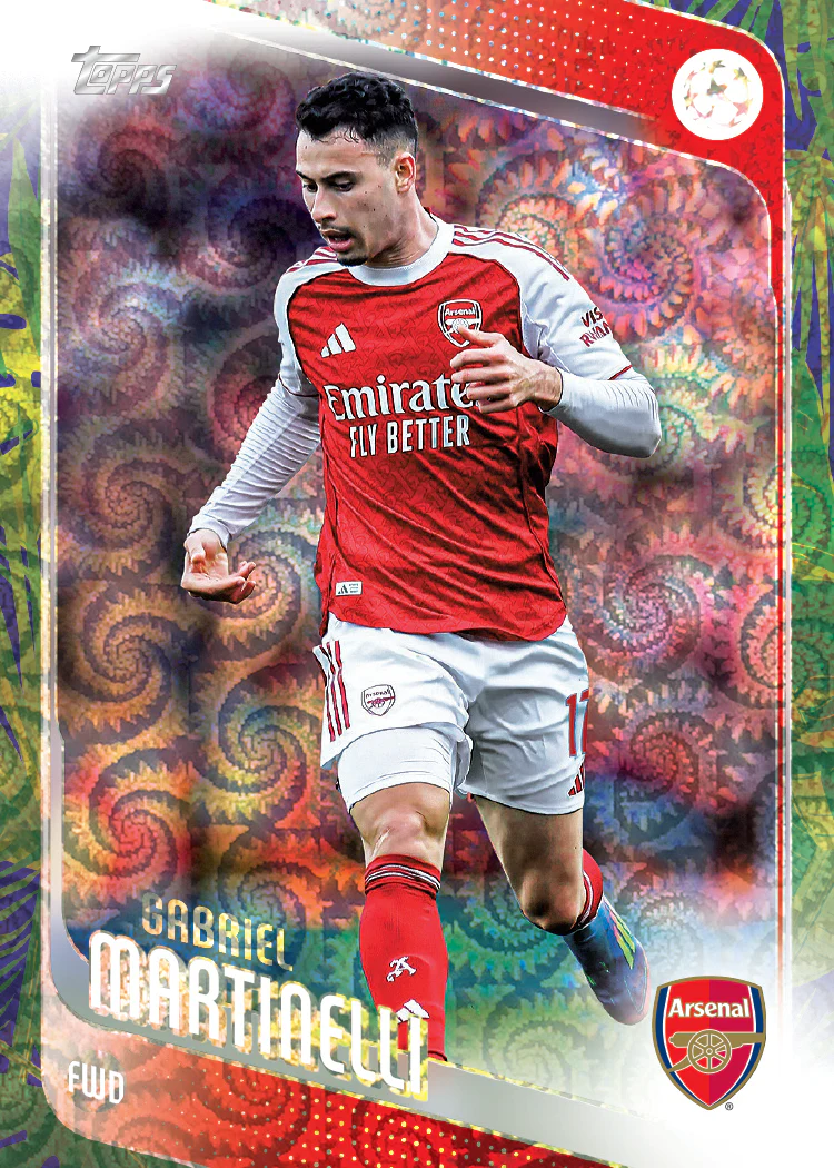 Example Topps Carnaval UEFA Club Competitions Soccer Card