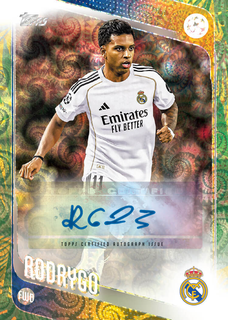 Example Topps Carnaval UEFA Club Competitions Soccer Card