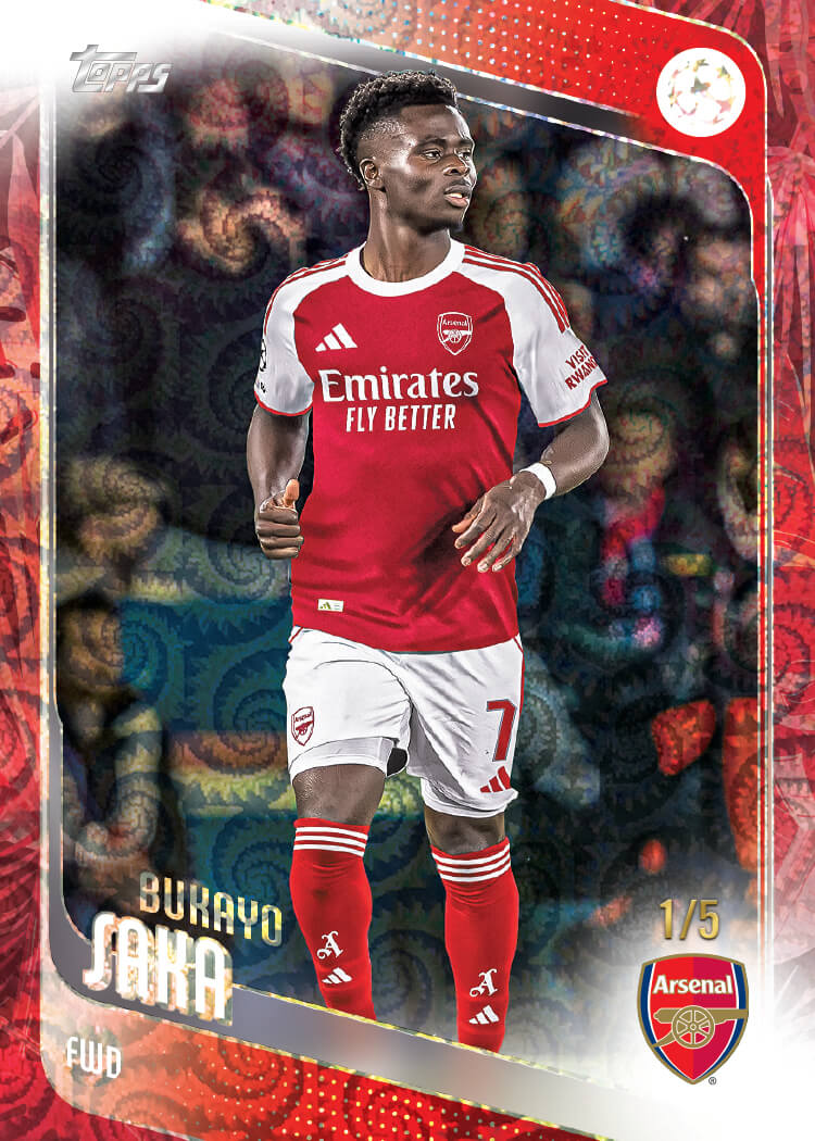 Example Topps Carnaval UEFA Club Competitions Soccer Card