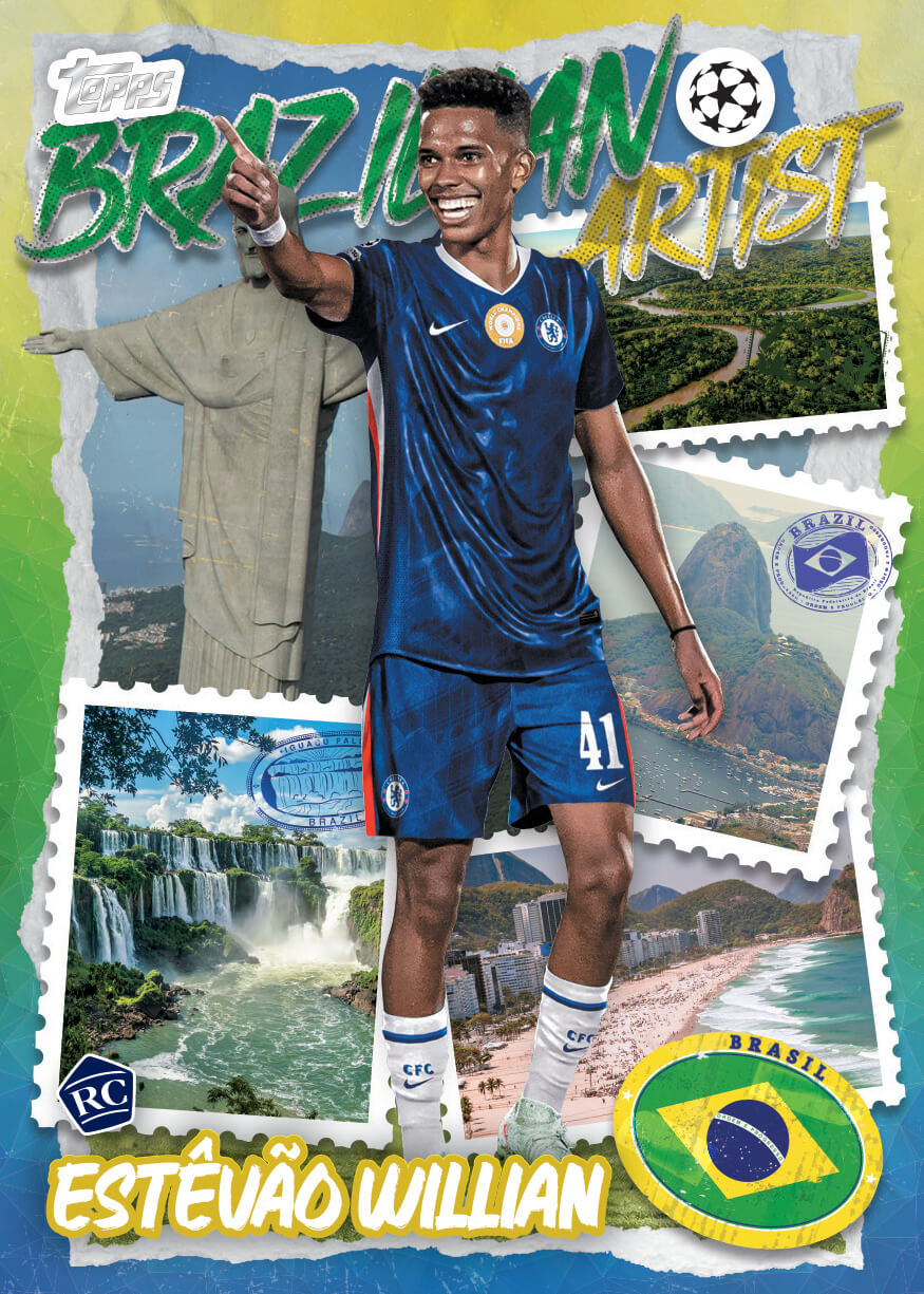 Example Topps Carnaval UEFA Club Competitions Soccer Card