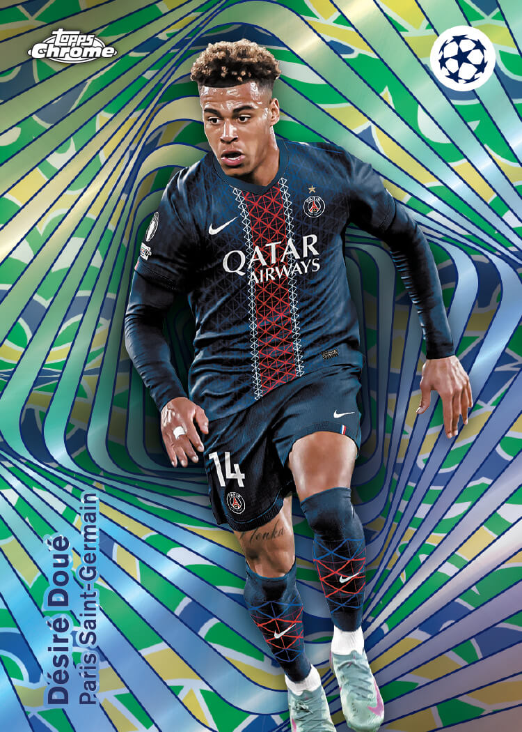 Example Topps Carnaval UEFA Club Competitions Soccer Card