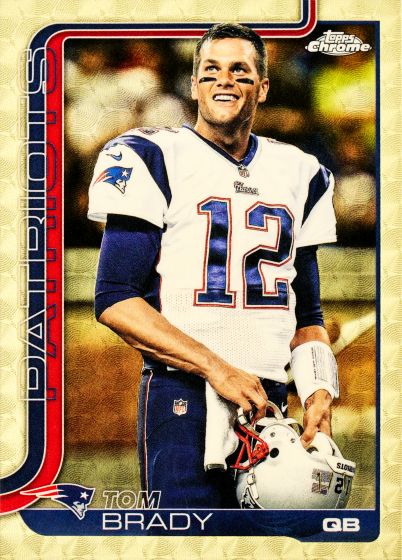 Example Topps Chrome Football Card