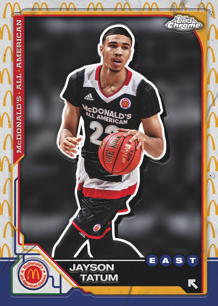 Example Topps Chrome McDonald’s All American Basketball Card