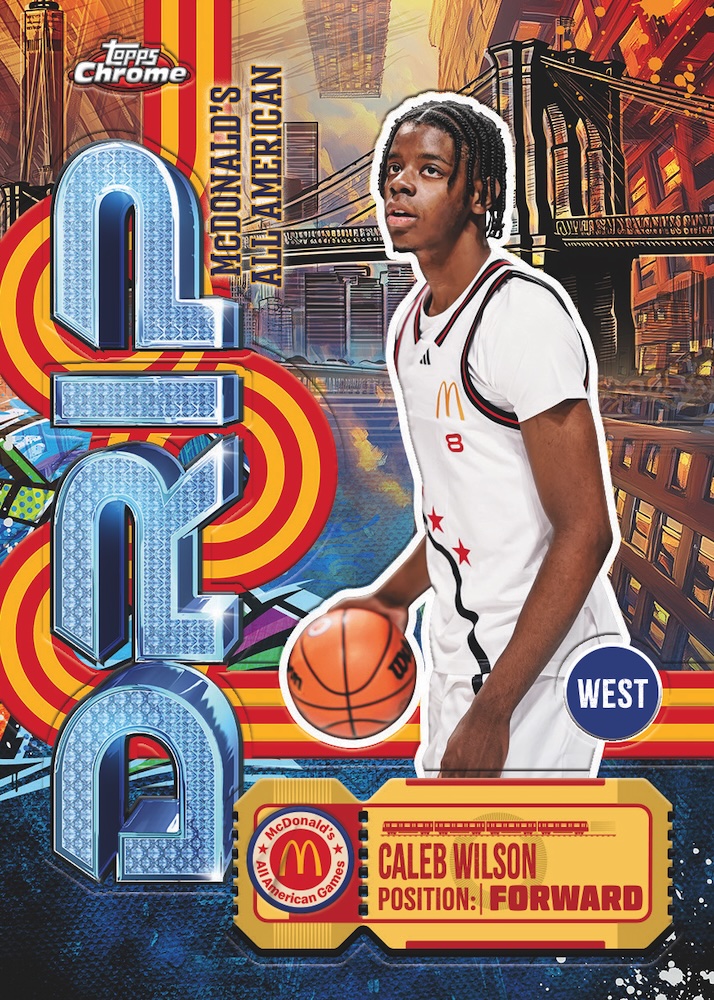 Example Topps Chrome McDonald’s All American Basketball Card