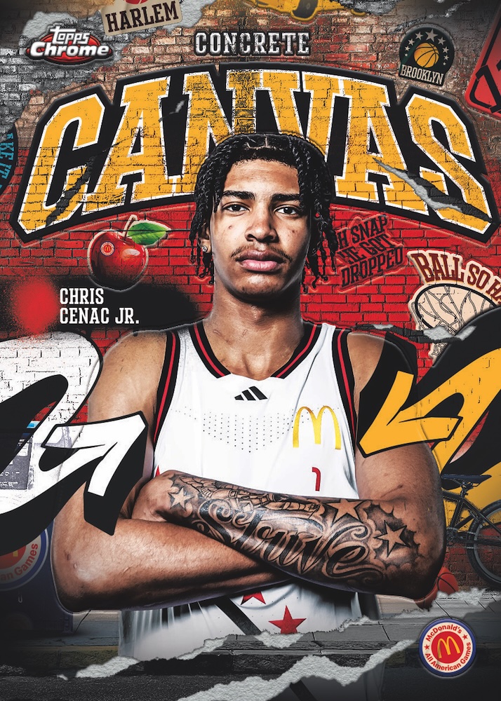 Example Topps Chrome McDonald’s All American Basketball Card
