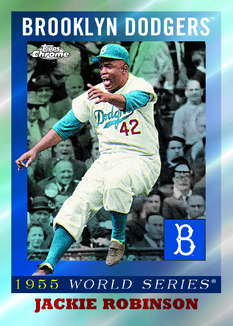 Example Topps Chrome Platinum Baseball Card