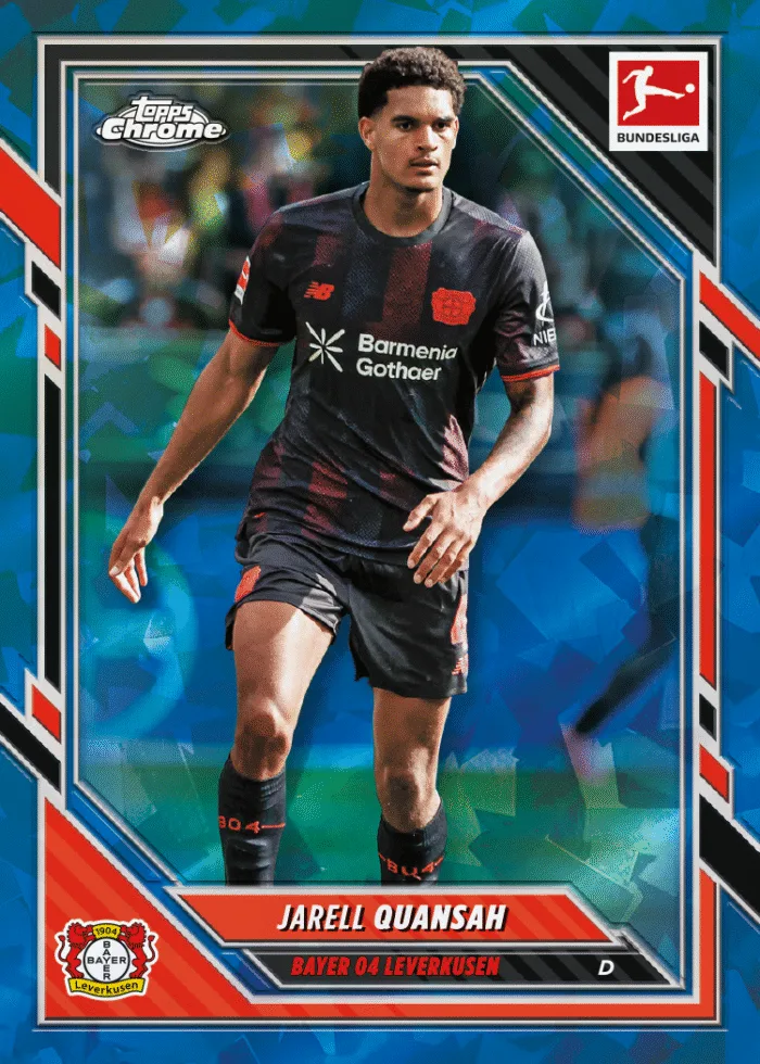 Example Topps Chrome Sapphire Bundesliga Card