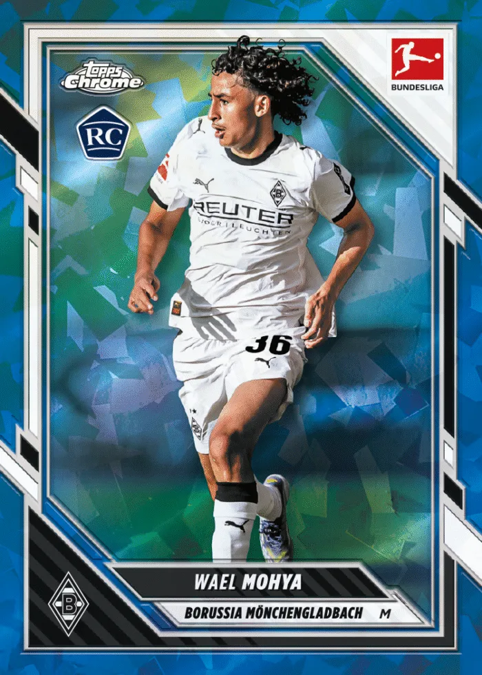 Example Topps Chrome Sapphire Bundesliga Card